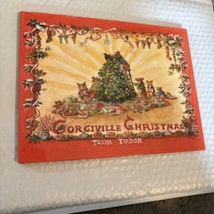 Corgiville Christmas Hardcover Tasha Tudor 2002 First US Edition