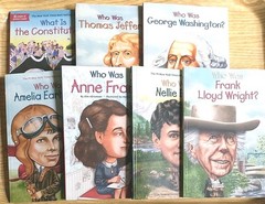 Lot of 7 WHOHQ Who What Where Books RL 2.8-3.3