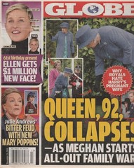 Globe Magazine December 31, 2018 Julie Andrews – Queen Elizabeth