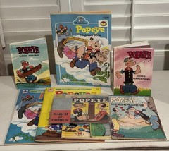 Group of Popeye coloring books / Popeye pop up books / Popeye March of Comics